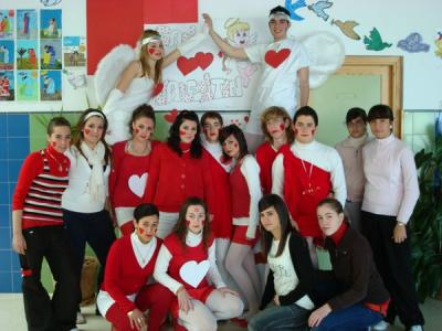 Celebración del día de San Valentín