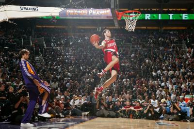 Rudy Fernández, ganador moral del concurso de mates de la NBA